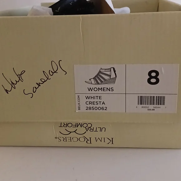 Kim Rodgers White Cresta ultra comfort sandals - Picture 13 of 13
